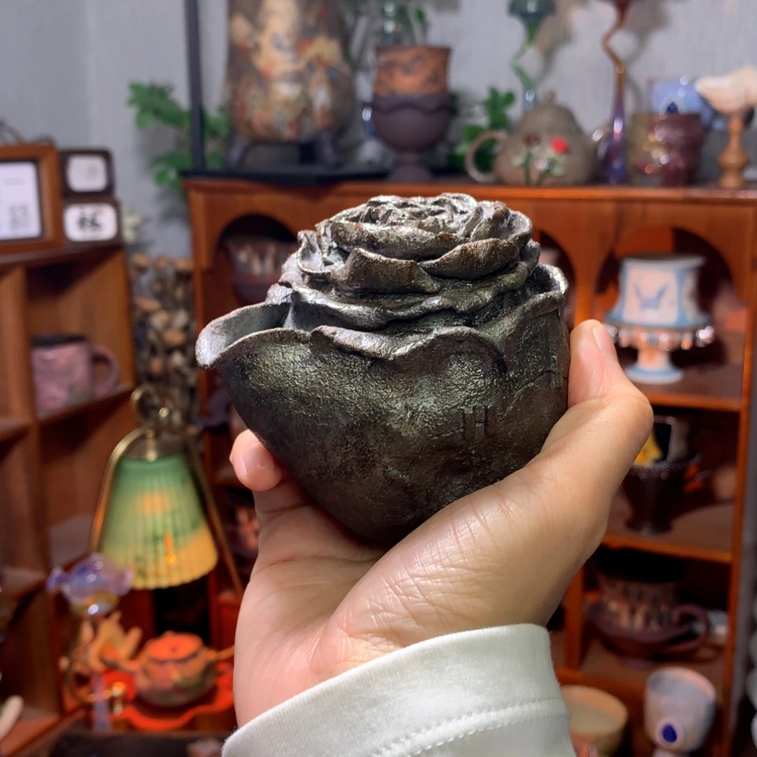 陶｜柴烧｜枯萎玫瑰宝瓶