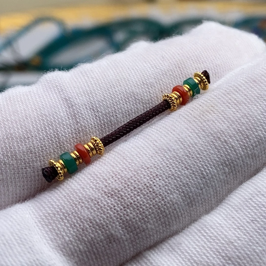 绿松石18K金镶嵌绿松石配饰