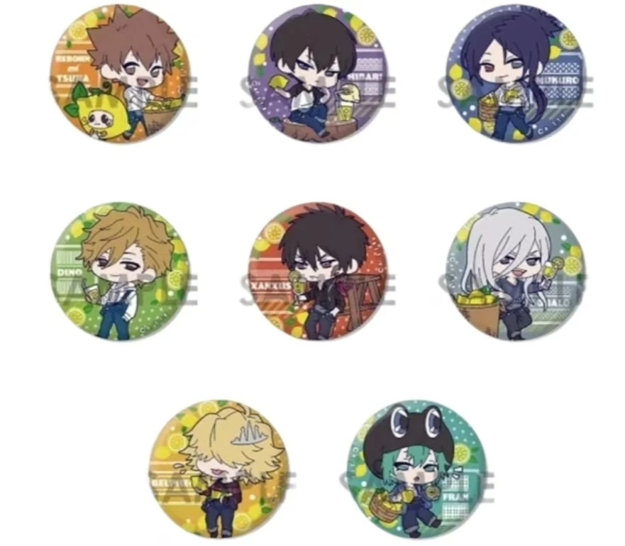 《红豆尼》家庭教师 JS吃柠檬q版吧唧 　盲盒 默认代拆