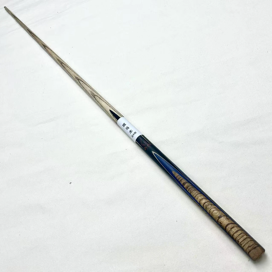 【斑马木】正6剑纹 四面满插 手工制作高端台球杆