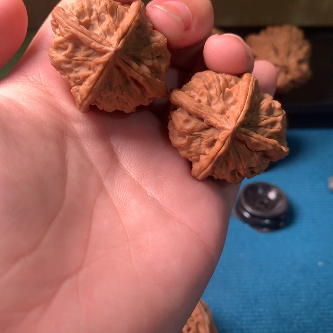 把件文玩核桃周*得42玉溪四棱
