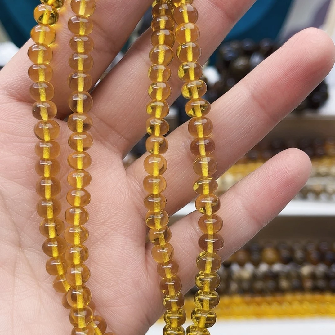 琥珀颈饰未镶嵌茵**姐抚顺琥珀6