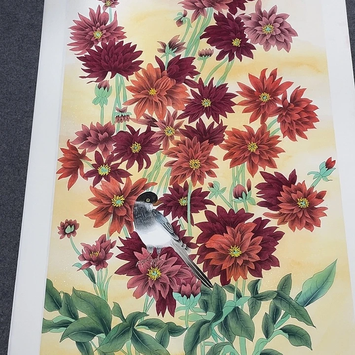 国画今天早上国画作品欣赏