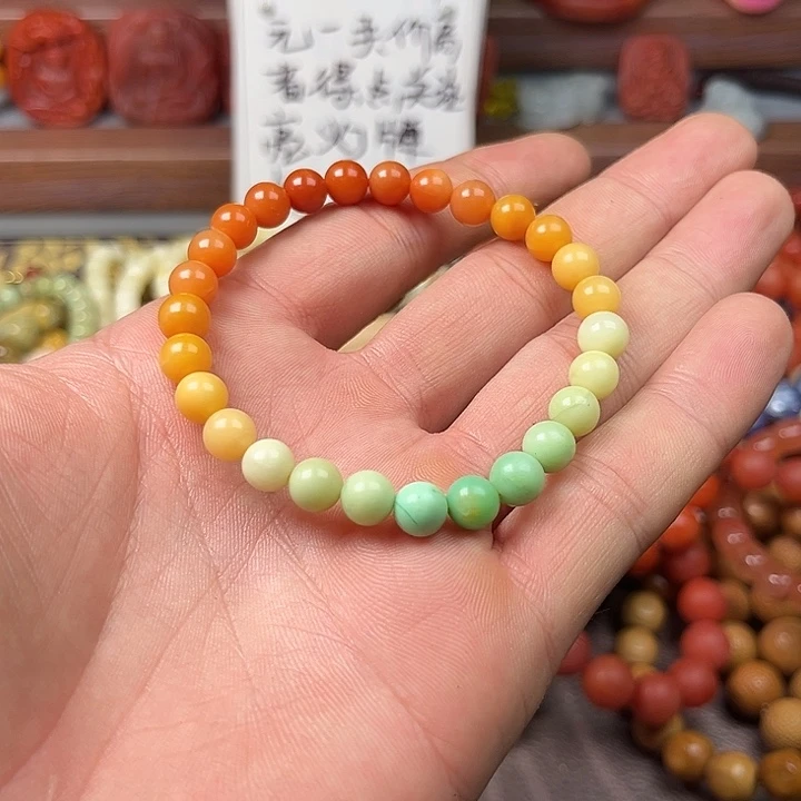 小***胖玛瑙/玉髓未镶嵌手链50765