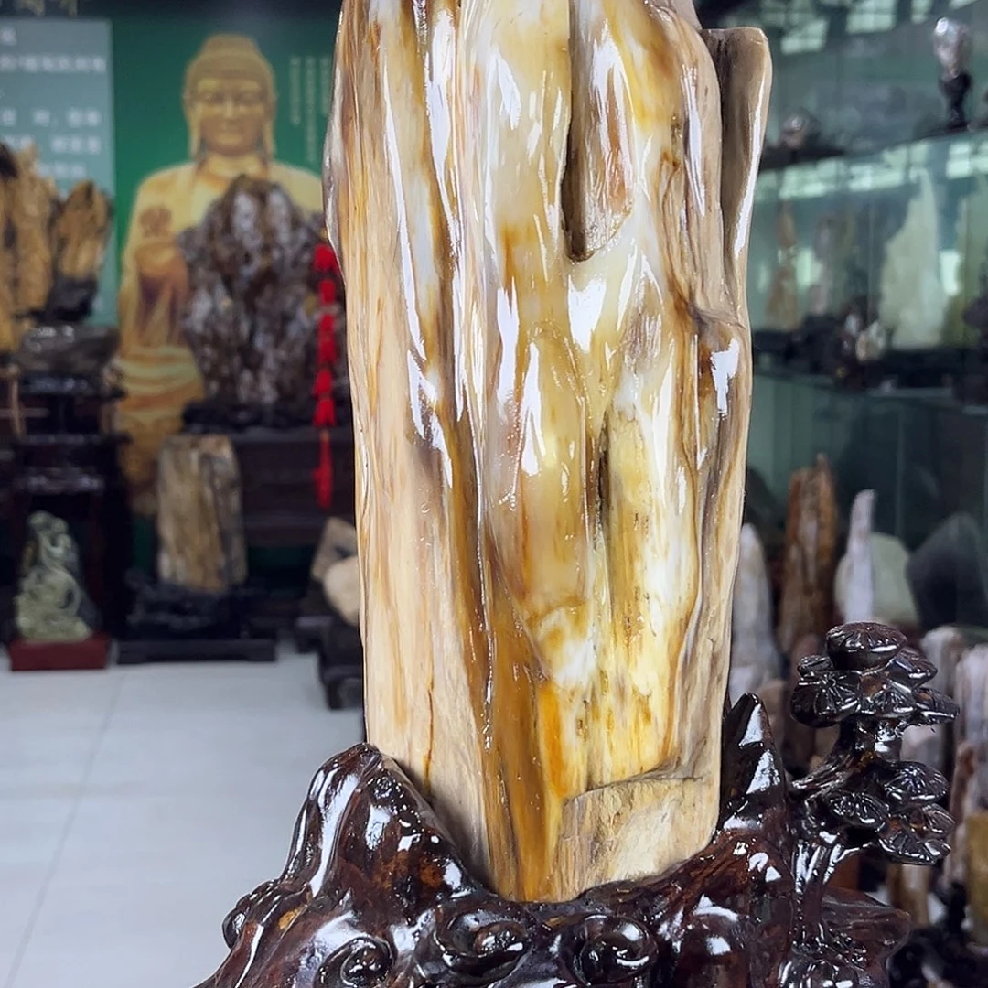 硅化玉未镶嵌珠宝奇石