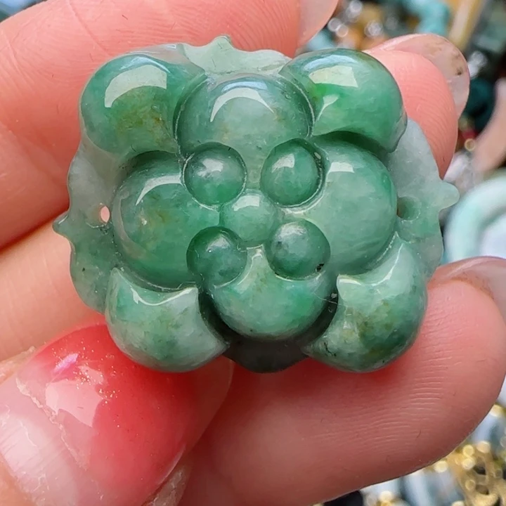 翡翠颈饰未镶嵌天然A货64