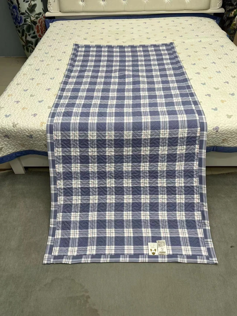 沙发垫三层夹棉经典格子学生毯单人床宿舍床四季可用