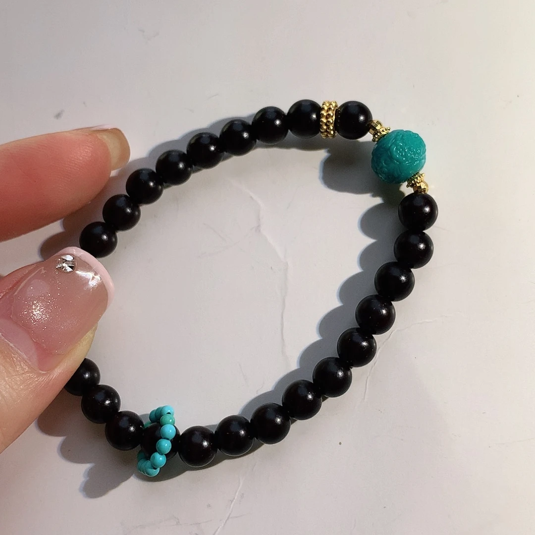 未镶嵌把件檀香紫檀（小叶紫檀）小叶紫檀手串