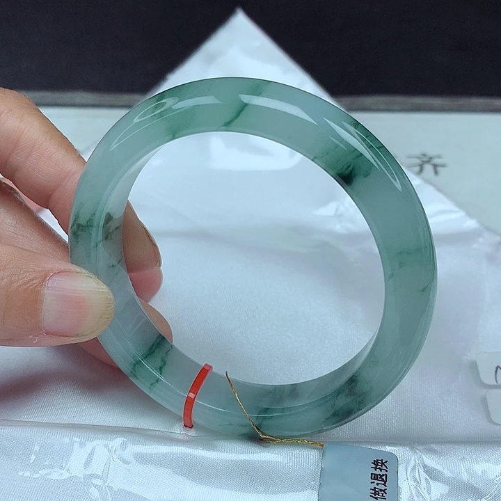 翡翠未镶嵌手镯58圈4441