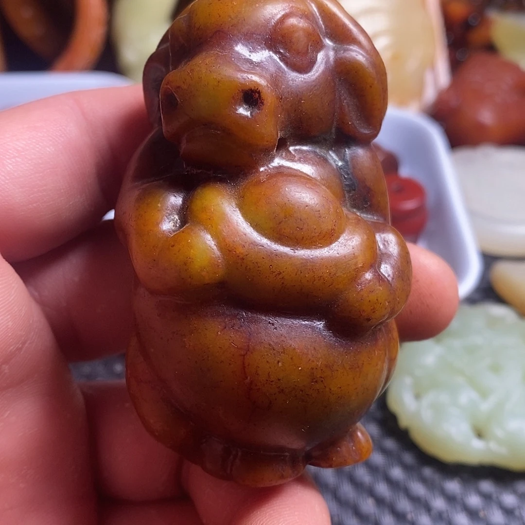 蛇纹石玉合金颈饰