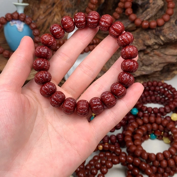 猴头核桃手串龙纹八棱毕业级