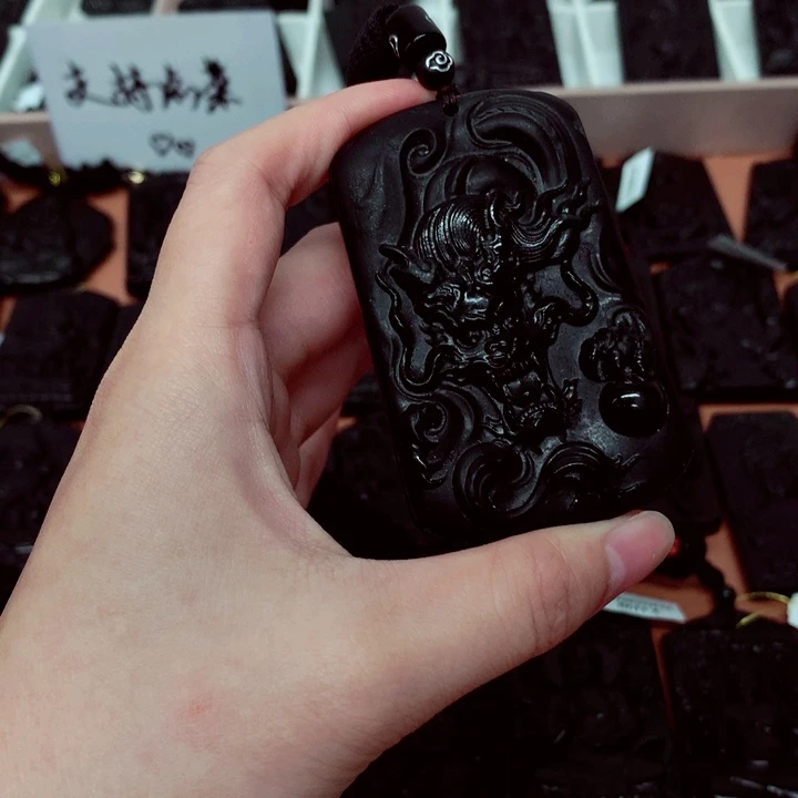 天然缅料a货钢琴黑特色题材挂件