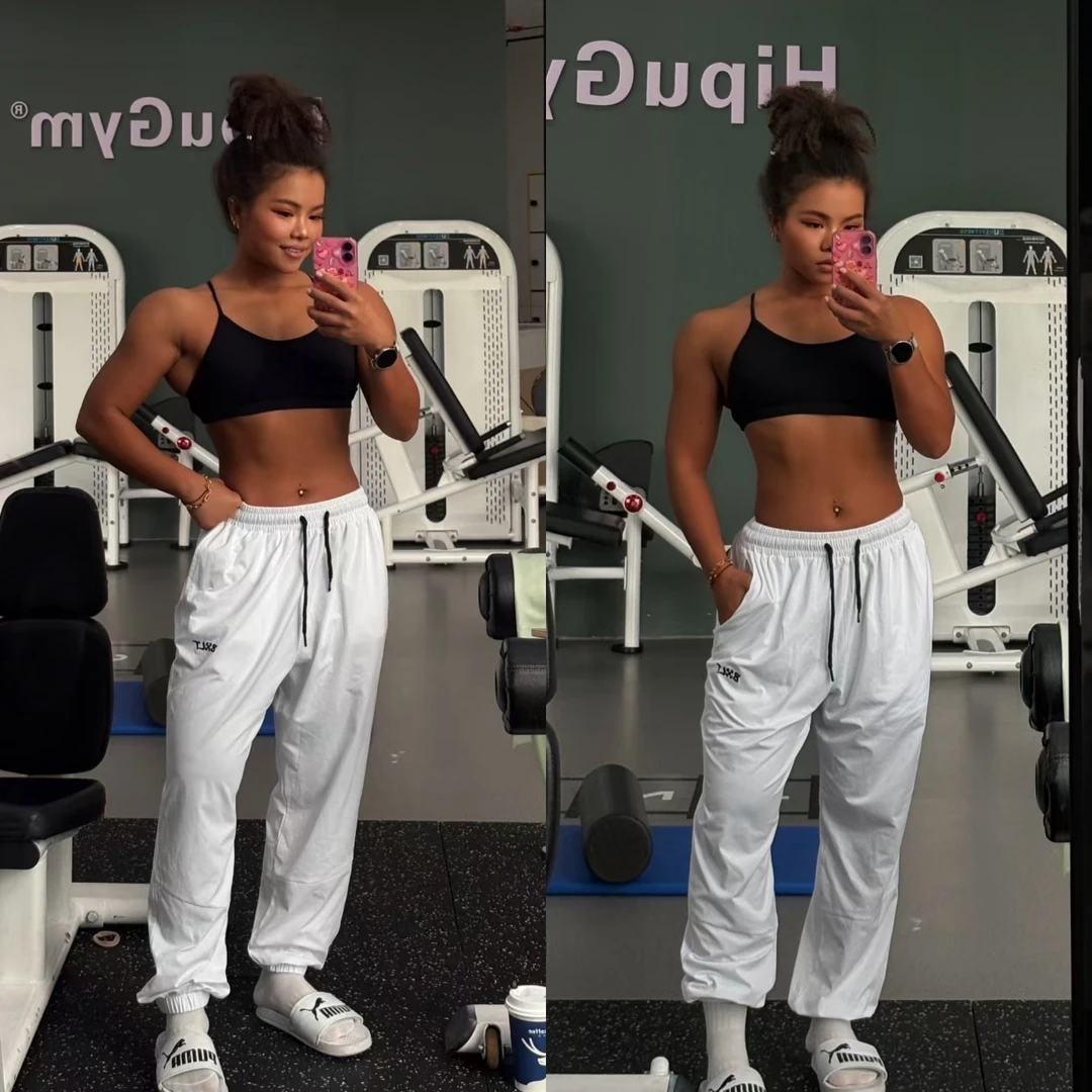 BXLT（AIR）轻薄夏季透气凉感冰丝高弹薄款运动卫裤束脚长裤