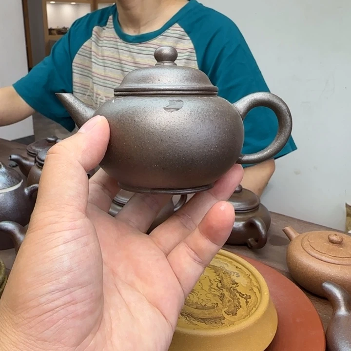 茶壶紫砂瑕疵还原烧水平壶瑕疵壶180CC