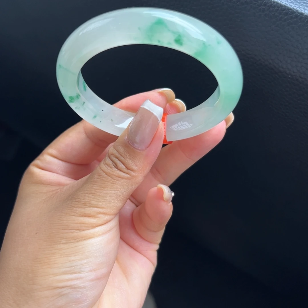 未镶嵌手镯石英质玉非洲翠5354