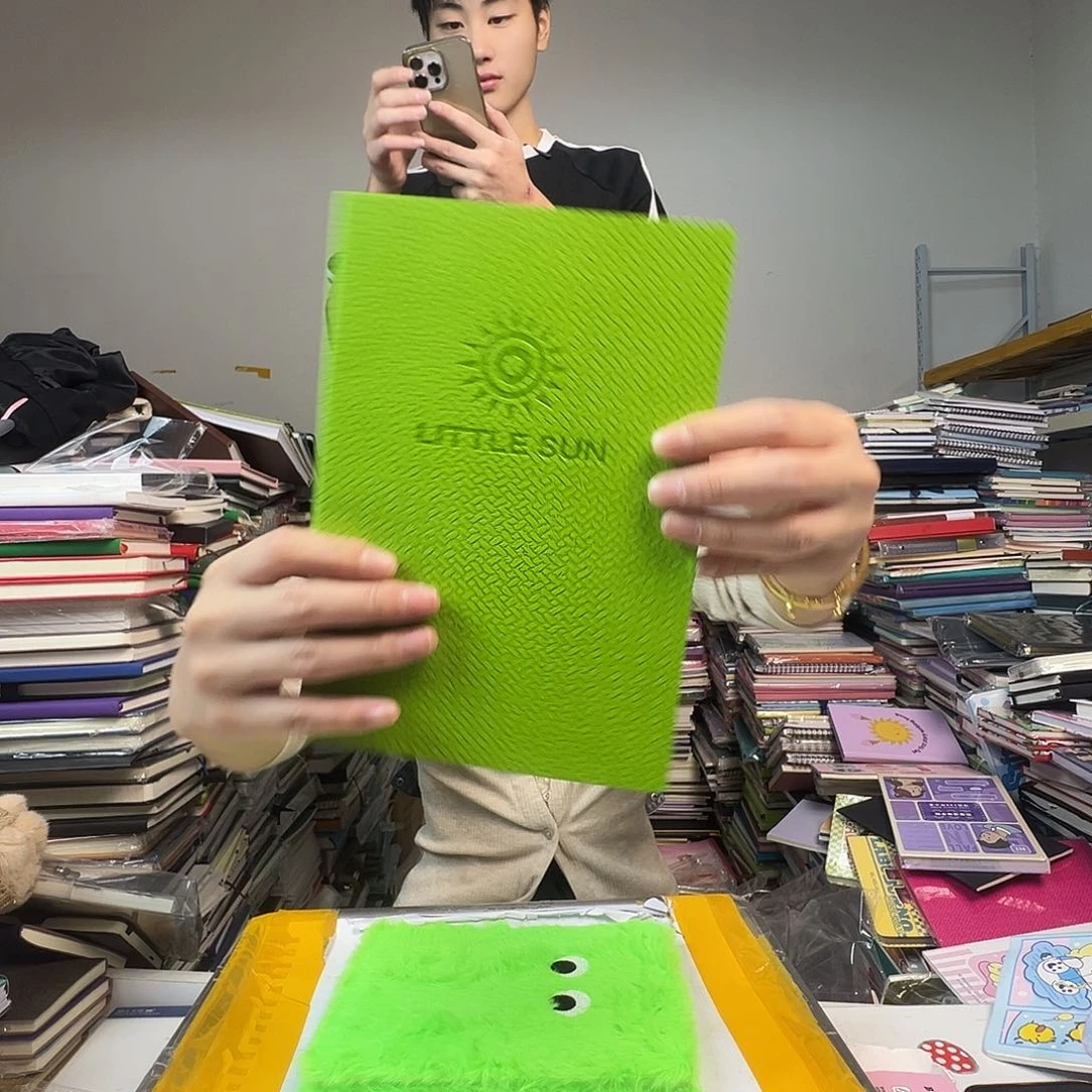 绿色小太阳横线A5