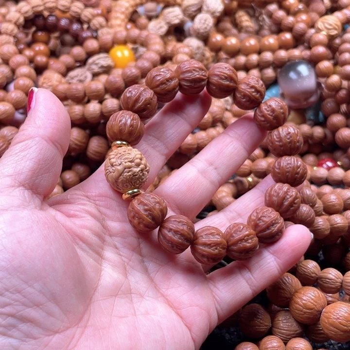 猴头核桃手串1.5聚宝盆京八棱