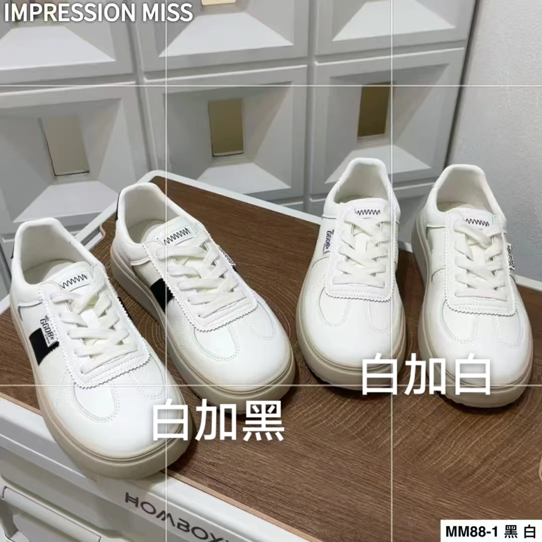 88-1休闲板鞋秋季系带小白鞋