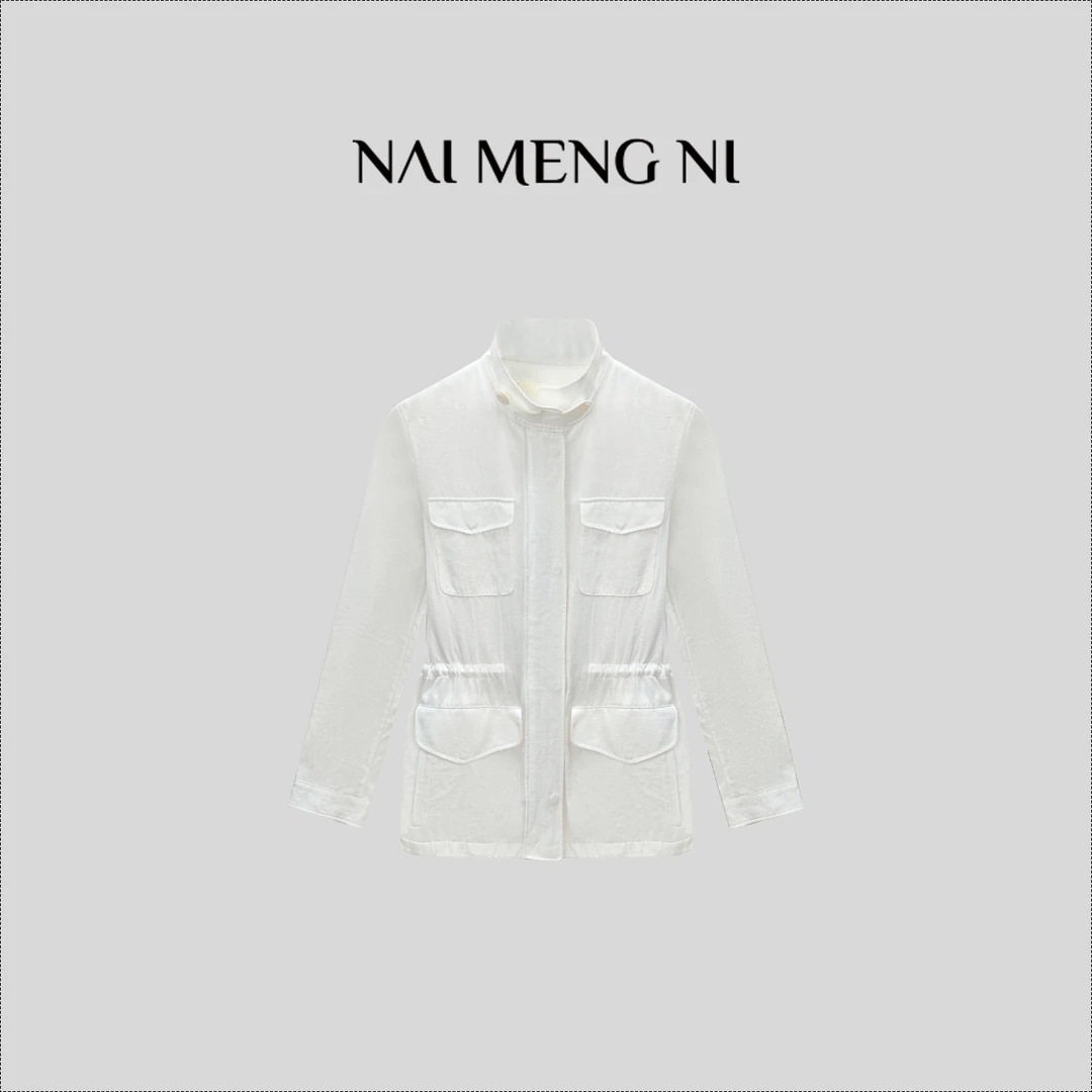 【齐齐定制】天丝麻轻奢时尚春秋休闲减龄设计师款上衣 25N54200