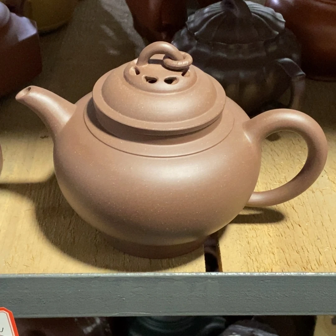 紫砂茶壶白18 宫灯 青段