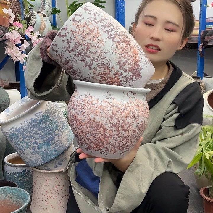 16×24 -粗陶花盆有孔-买买买