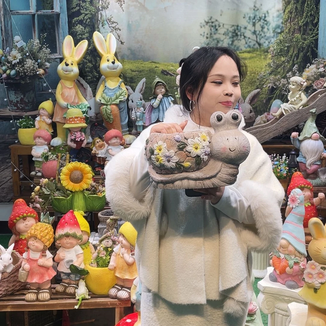 摆件花园摆件红红火火
