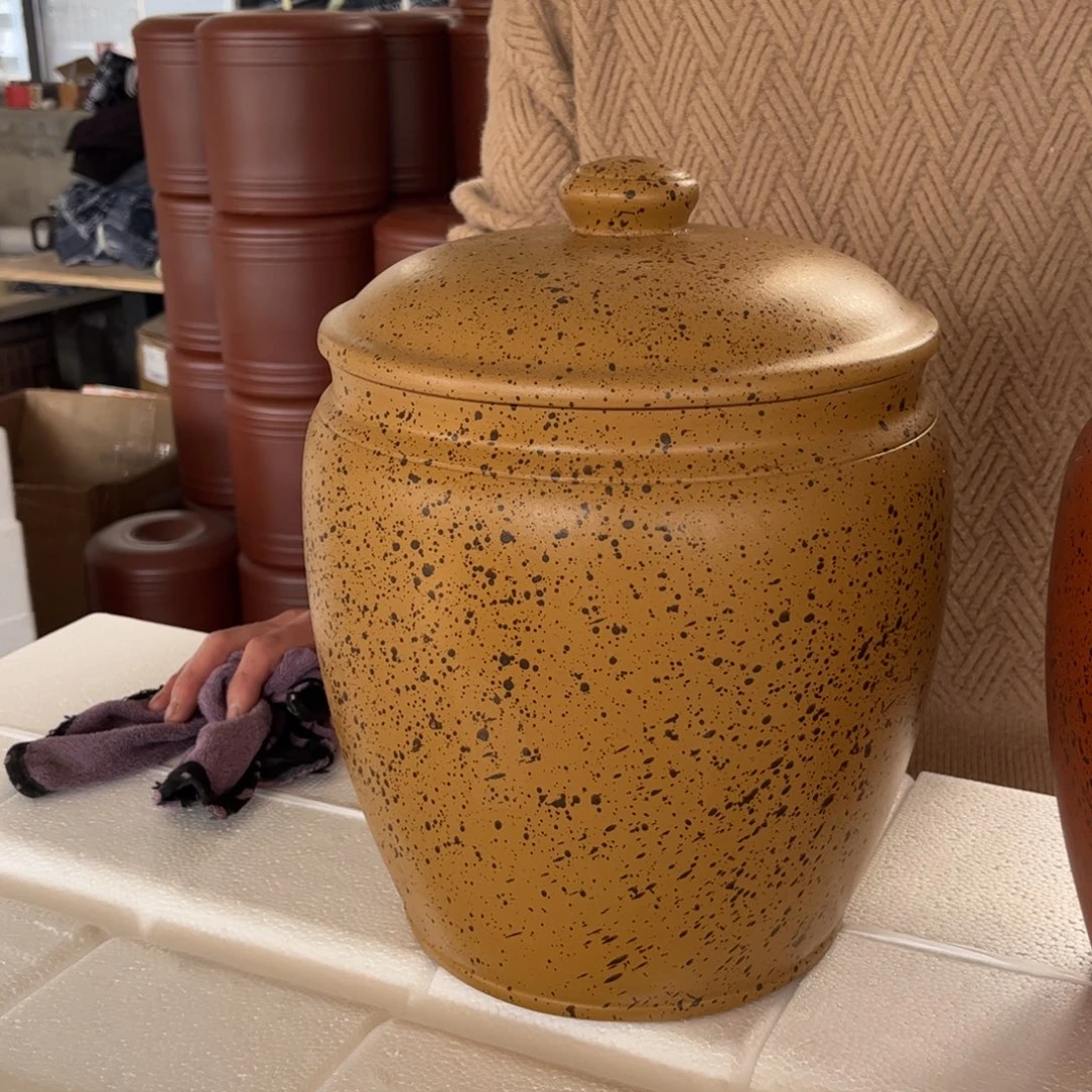 茶叶罐紫砂10 饼茶叶罐