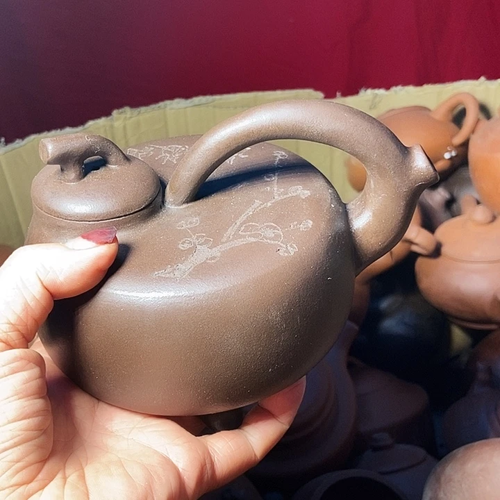 全手工制作宜兴紫砂茶壶