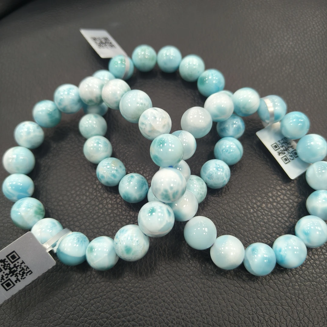 【书记甄选】天然海纹石单圈手链 多样性发一件 约12mm XL4775