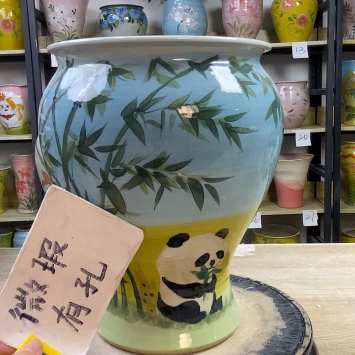 景德镇高温陶瓷花盆