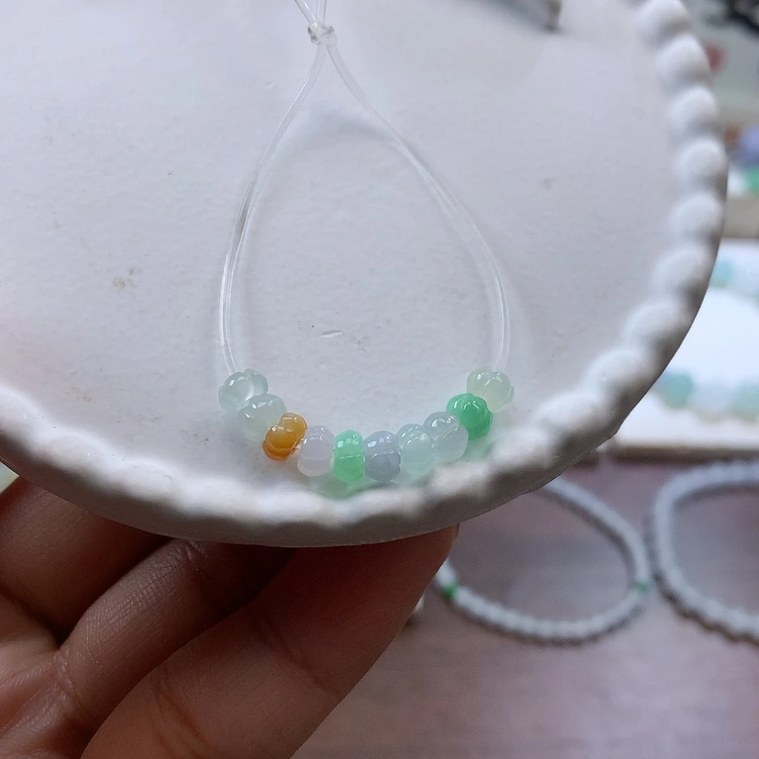 翡翠散珠#5.1南瓜珠