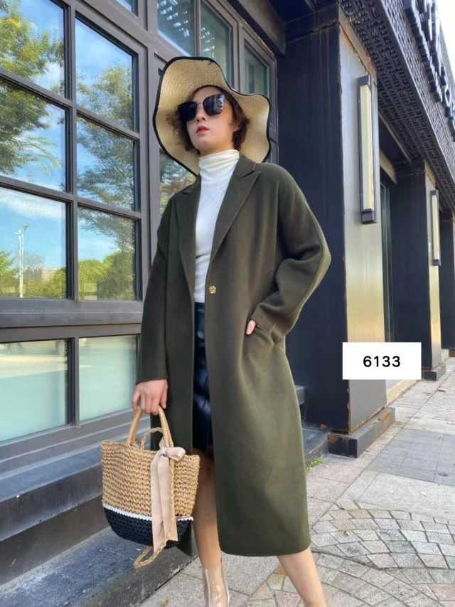 秋季女毛呢外套休闲6133
