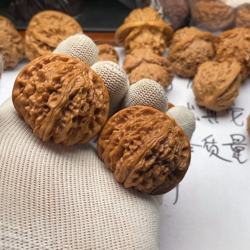 【闪购商品】文玩核桃把件冰*茶48楼子