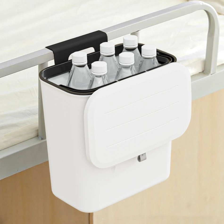 【开学季】床头置物架收纳桶壁挂式垃圾桶学生宿舍好物上铺床边