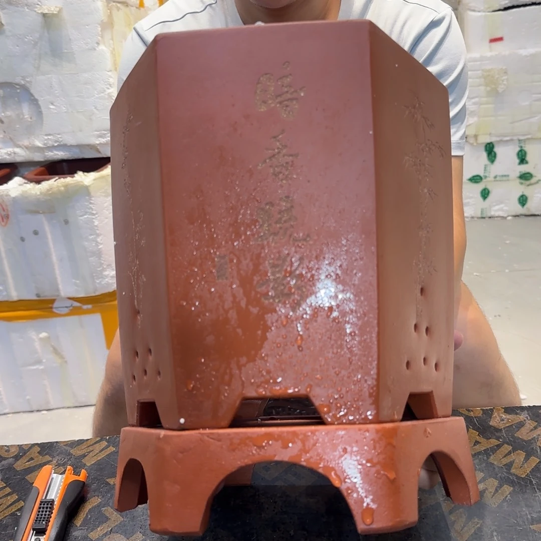 紫砂花盆紫砂口径口径20