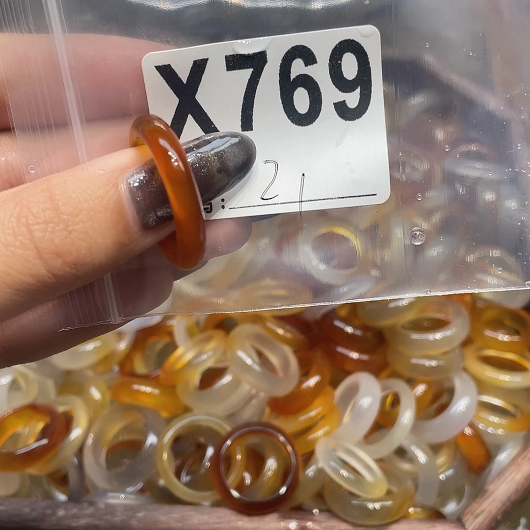 玛瑙/玉髓未镶嵌戒指769