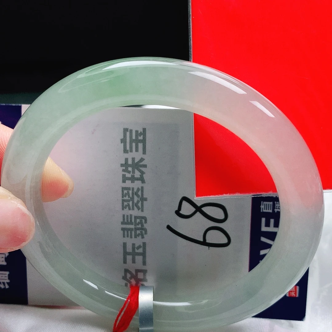 翡翠手镯未镶嵌缅甸天然a货翡翠手镯