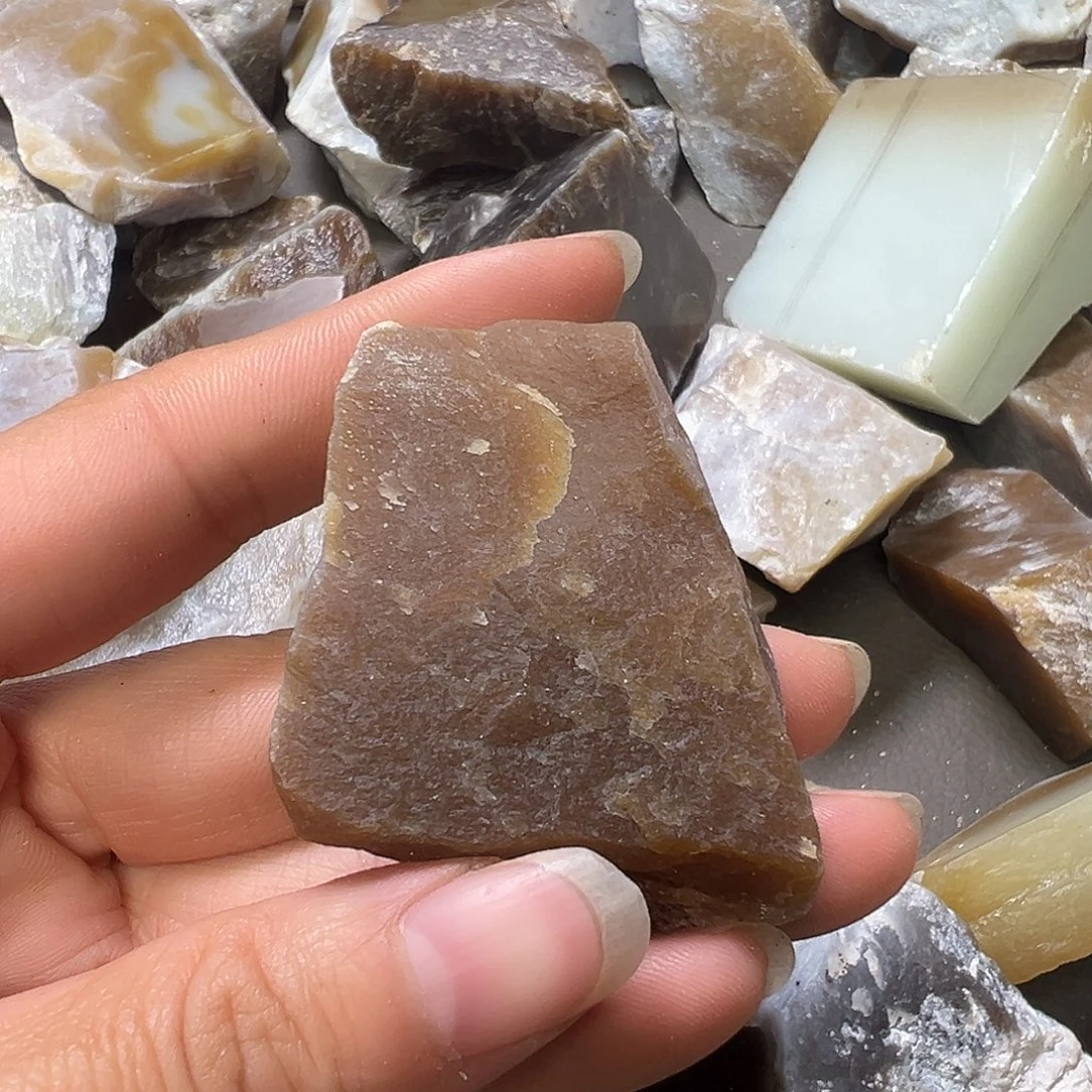 学***）定制和田玉未镶嵌吊坠