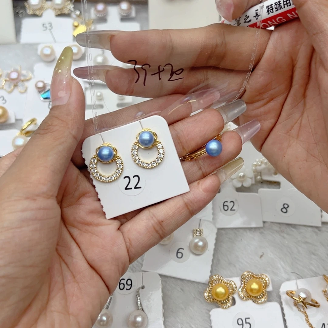 戒指合金淡水珍珠旺***星