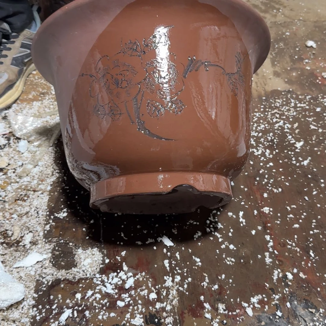 紫砂花盆口径26.18口径