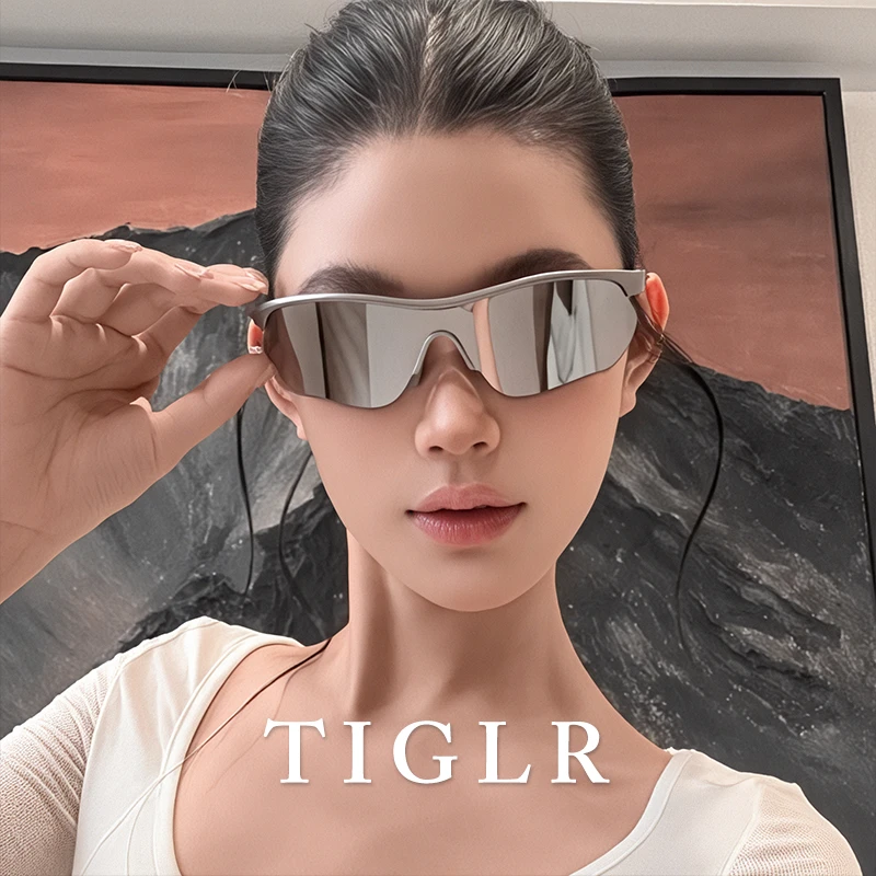 帝格勒跑步眼镜女款专业马拉松户外运动防风水银墨镜骑行护目镜男