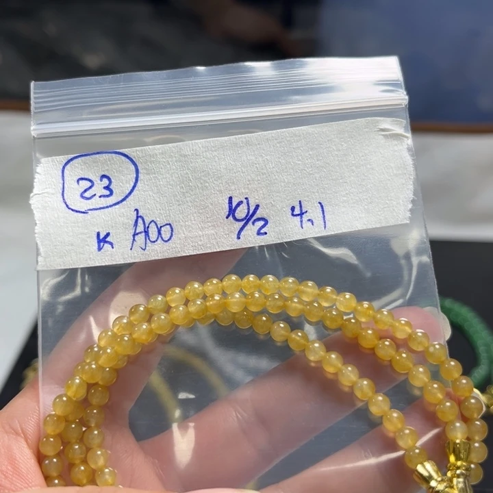 未镶嵌定制翡翠手串三条