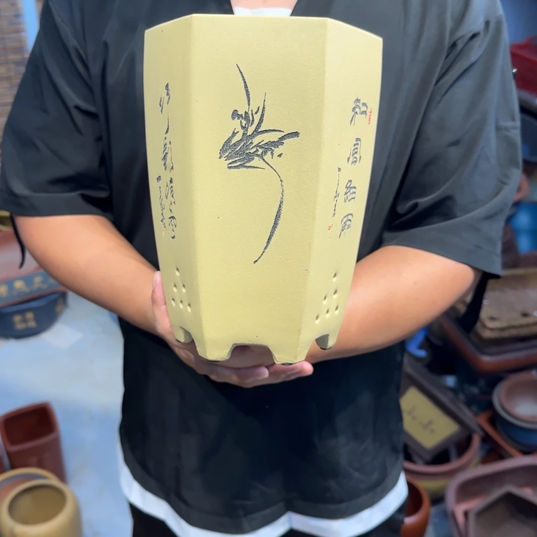 紫砂花盆口径15.20口径