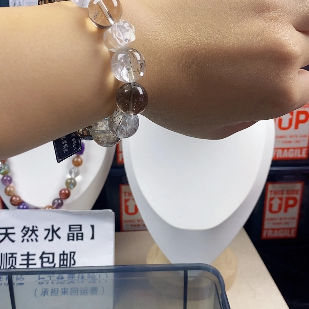 银S925镶嵌水晶手链