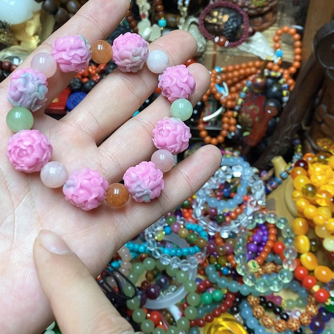 滴血莲花菩提吊坠