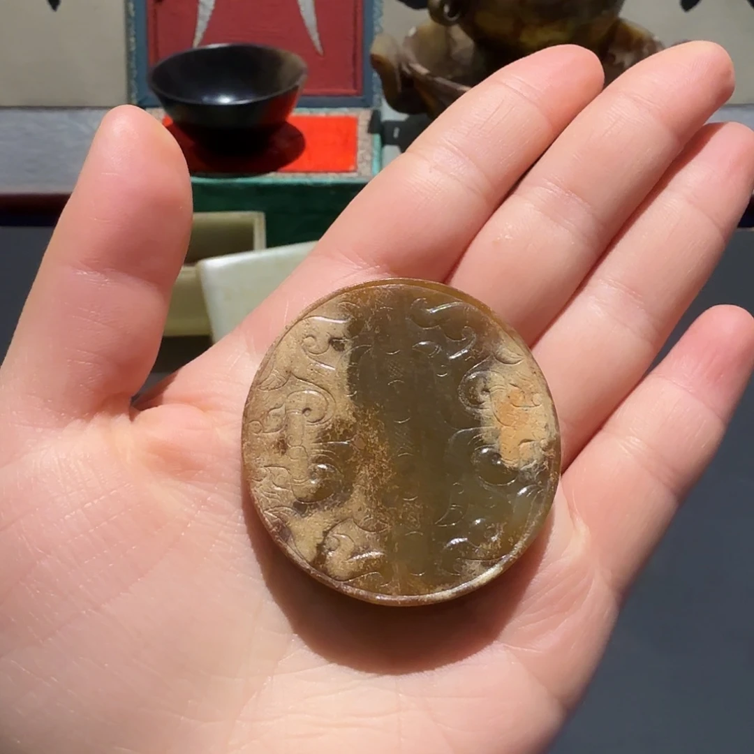 ****力和田玉未镶嵌挂件