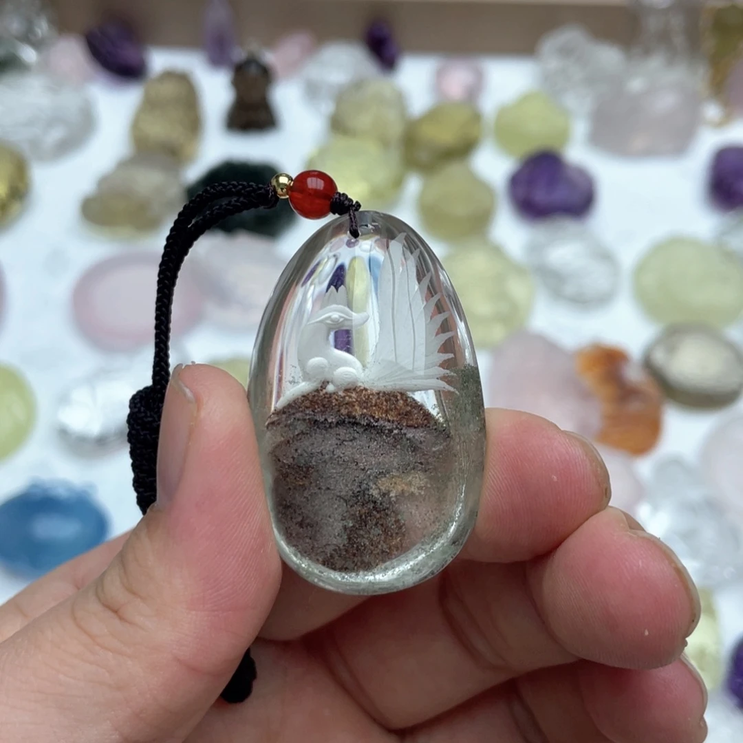水晶吊坠(不含链)未镶嵌