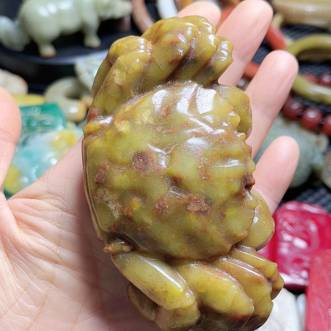 白玉菩提吊坠摆件