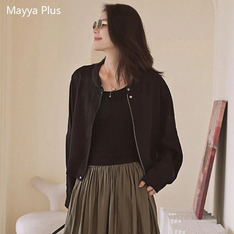 【暮光之城】Mayya Plus麦芽定制秋季新款气质百搭女士外套32536117