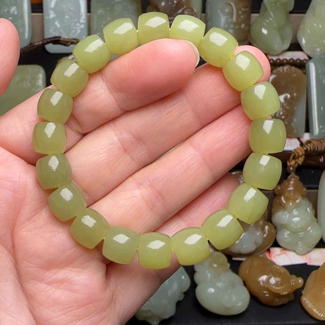 和田玉未镶嵌手链